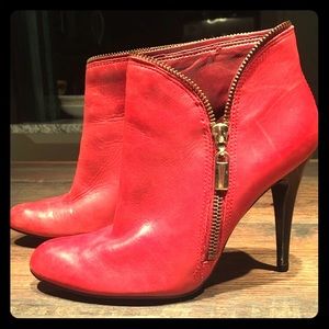 Red Carlos Santana Booties